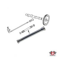 Pushrod tube, galvanized, length 208 mm, 1.7--2.0 engine  021109335C