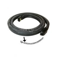 Moulding for bumper, rubber, rear  113807401A