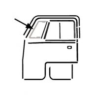 Vent window rubber, left ,Transporter T1/T2   1.2-1.5	08/55-07/67      211837625
