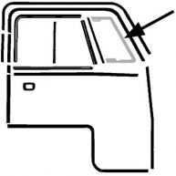 Seal for vent window, right.,  Transporter T1 1.2-1.5  08/55-07/67    211837626