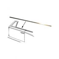Door window strip metal with fibre, 80 cm, universal  T25/Golf - AC837400 Pair