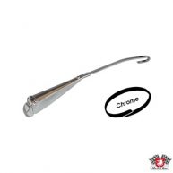 Wiper arm with bracket, chrome, left (67-69),  111955407D chrome