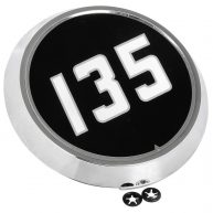 Badge 135 original w/sticker set of 2