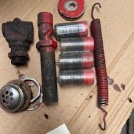 Porsche Diesel  Master  Injector Nozzles and governor parts from an A144 used lot