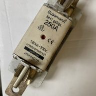 Fuse holder with Fuse 250A  DC  for battery protection-used for testing  -as new