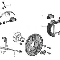 Rear Brakes Golf Mk1