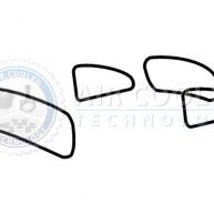 Window seal kit, front/rear/quarter,4 pcs. VW-1303,   133898121B OE