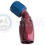 Double Swivel Hose End - 45 Degree #8