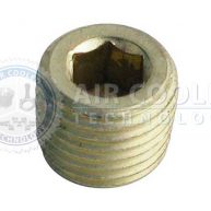 Fitting Brass Pipe  - Internal Hex Head Plug 1/4 NPT